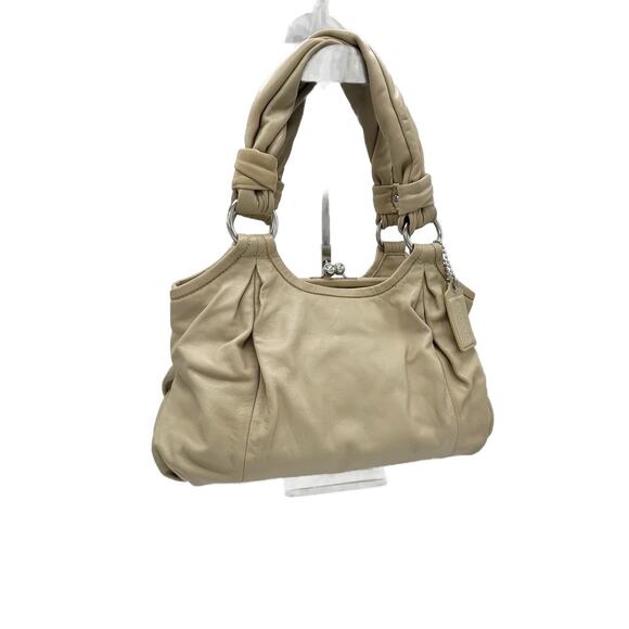 Coach Hand Bag in Beige and Pink - Picture 5 of 9